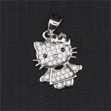 Anhänger Hello Kitty Zirkonia / SI925 / Ex-VK: 69,- € / 2894-JWG