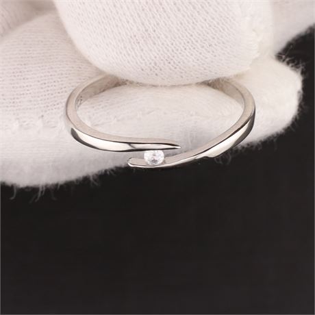 Ring Zirkonia / W54 / SI925 / Ex-VK: 49,- € / 3617-JWG