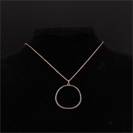 Collier Zirkonia rosé  / SI925 / Ex-VK: 99,- € / 3883-JWG