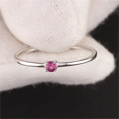 Ring mit Garnet / W56 / SI925 / Ex-VK: 29,- € / 3175-JWG