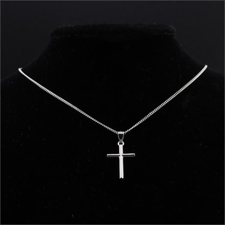 Collier Kreuz / SI925 / Ex-VK: 45,- € / 5312-JWG