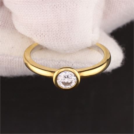 Ring Zirkonia  / W52 / SI925 / Ex-VK: 65,- € / 5288-JWG