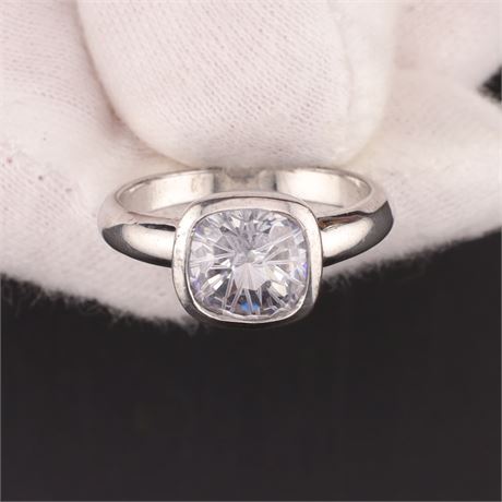 Ring Zirkonia  / W54 / SI925 / Ex-VK: 59,- € / 506-JWG