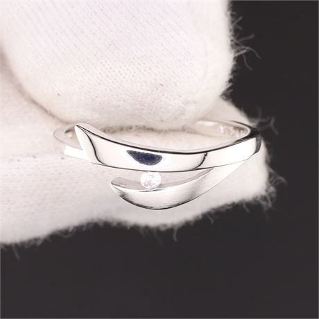 Ring Zirkonia / W55 / SI925 / Ex-VK: 69,- € / 586-JWG