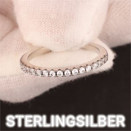 Ring Zirkonia / W54 / SI925 / Ex-VK: 65,- € / 5246-JWG