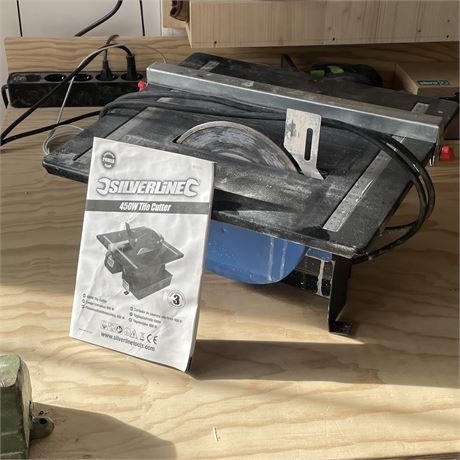 Silverline Fliesenschneidemaschine, 450 Watt - ID: 45-KP