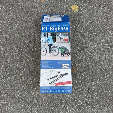 Fahrradanhänger-Kupplung R1 BigEasy mit Schloss - ID: 85-KP