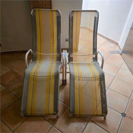 2er Set Liegestuhl - ID: 124-WF