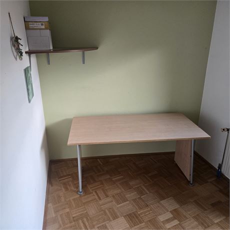 Schreibtisch & Wandregal - ID: 172-WF