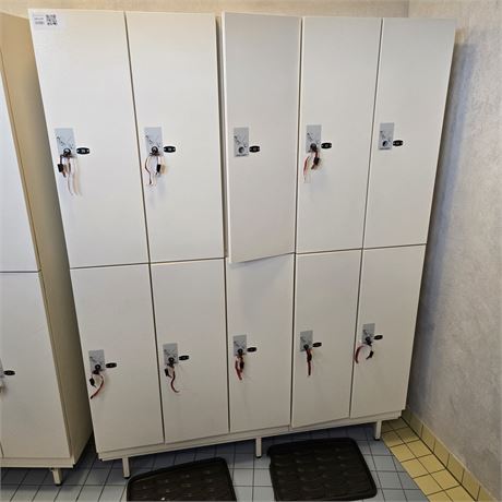 10er Spintanlage mit Schlüssel & Münzeinwurf - ID: 54-WF