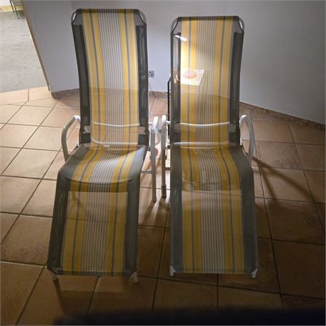 2er Set Liegestuhl - ID: 128-WF