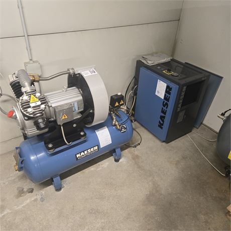Kaeser EPT 840-100 Kolbenkompressor + Kaeser TA 5 Lufttrockner - ID: 66-DUV