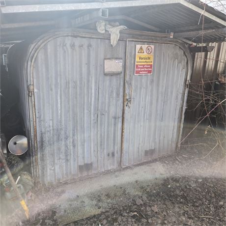 Wellblech-Containerhütte - ID: 137-CGW