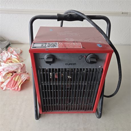 Eurom Heizlüfter 4,5 kW - ID: 27-CGW