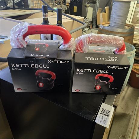 Kettlebell-Set 8 kg + 6 kg - ID: 85-LUP