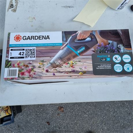 Gardena 9339 Outdoor Akku-Handstaubsauger - ID: 42-LUP