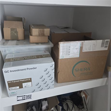 Konvolut Gebrauchsmaterialien - ID: 22-ZSP