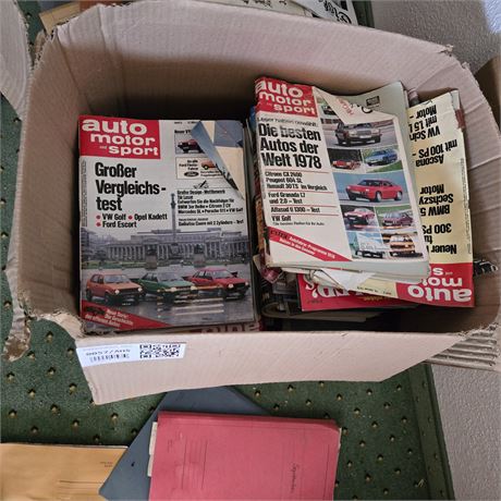 Posten Autozeitschriften alt - ID: 57-AHS