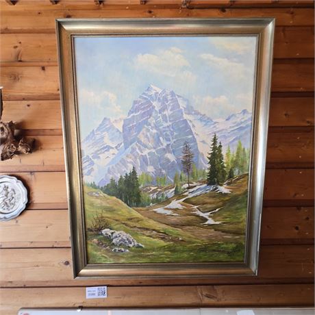 Landschaftsgemälde gerahmt - ID: 2-AHS