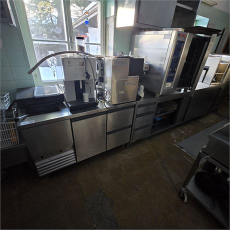 Edelstahl Anrichte inkl. Kühlung - ID: 31-AHS