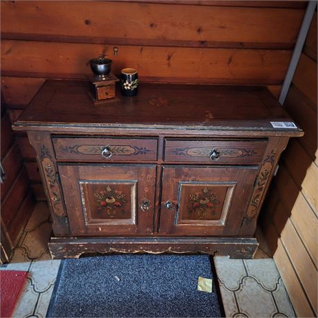 Kommode / Kasten Holz - ID: 64-AHS