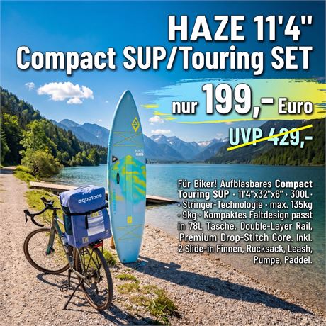 Aquatone HAZE 11'4" Compact Touring iSUP Set | UVP 429,-