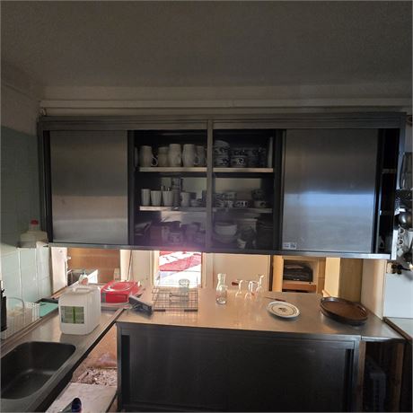 Edelstahl Hängeschrank - ID: 19-AHS