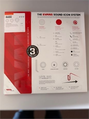 EVANS G2 Coated 3-Piece Tompack 12/13/16 Zoll | Drumhead-Set | Neuware OVP