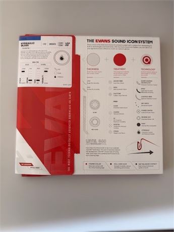 EVANS Hydraulic Glass 10 Zoll | 2-ply Tom-Drumhead | Neuware OVP