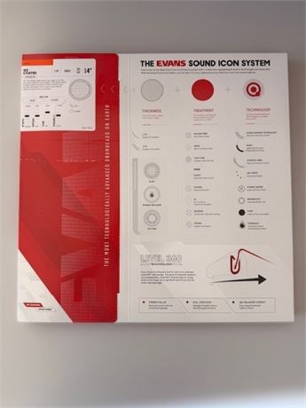 EVANS G2 Coated 14 Zoll | 2-ply Snare/Tom-Drumhead | 12 Stk verfügbar | Neuware