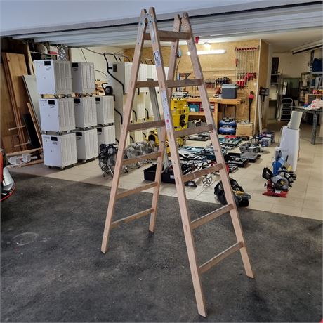 Störinger Holzleiter 2 x 6 - ID: 42-MCW