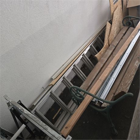 Aluleiter ausziehbar - ID: 143-MCW