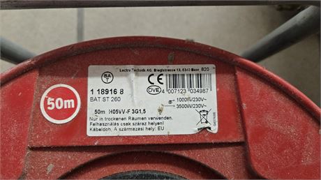 Lectra Technik BAT ST 260 Kabeltrommel - ID: 102-MCW