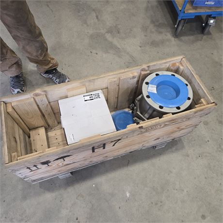 Flanschkugelhahn DN150 PN16 + S300 Stellantrieb - ID: 40-NVG