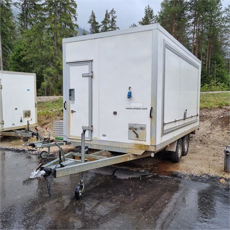 Unsinn PK 3542 Zentralachsanhänger mit Kofferaufbau - ID: 19-NVG