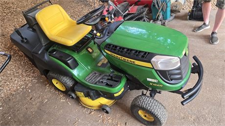 John Deere X166R Aufsitzrasenmäher - ID: 4-GBZ