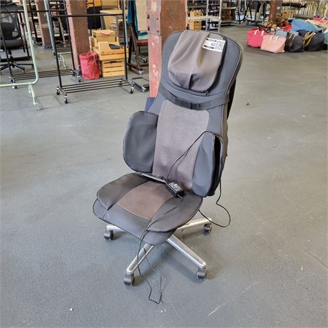 Bürostuhl + elektronische Massageauflage - ID: 62-FPC