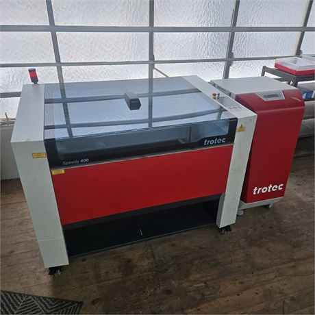 Trotec Speedy 400 Laser + Atmos Duo Plus 230 Absaugung - ID: 210-FPC