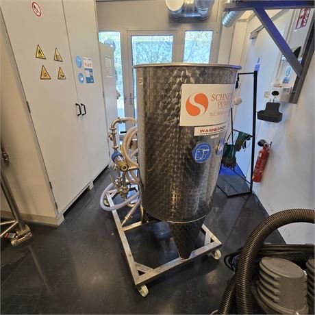 Mobile CIP-Reinigungsanlage Edelstahl, 300-l-Tank