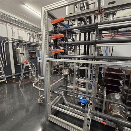 Crossflow-Ultrafiltrations-Membrananlage (PVDF, 2,16 m²)