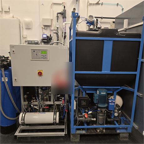 Industrie-Wasseraufbereitungsanlage 400 l/h – Umkehrosmose + CEDI + UV