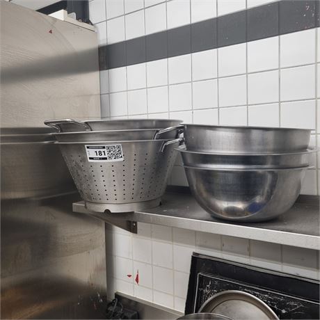 Posten große Siebe + Schüsseln - ID: 181-LLG