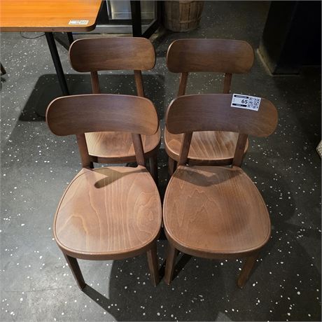 Thonet Stühle Modell 20 aus Nussbaumholz - ID: 65-LLG