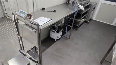 Edelstahl Arbeittisch - ID: 6-VFG