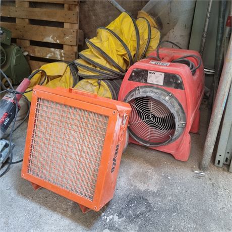 HEYLO PV 3000 Ventilator + externer Filter + Schlauchpaket - ID: 334-REB