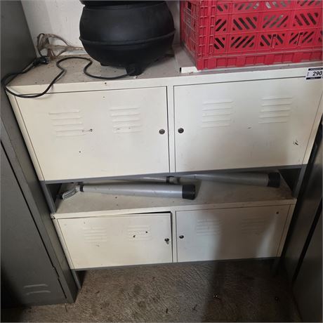 2 Stahlkästen Sideboards - ID: 290-REB