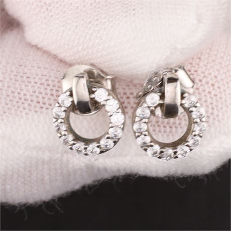 Ohrstecker Zirkonia, Silber 925 - ID: 3807-JWG