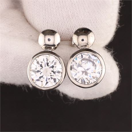 Ohrstecker Zirkonia, Silber 925 - ID: 4653-JWG