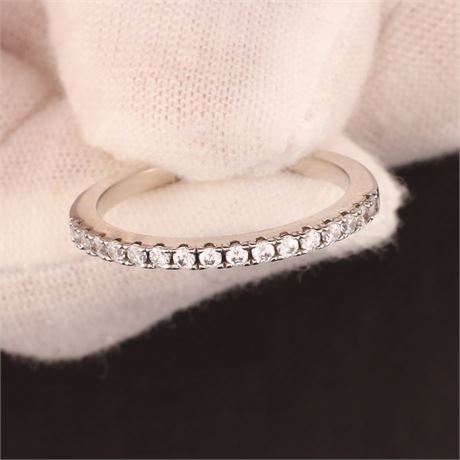 Ring Zirkonia, Silber 925, Weite 54 - ID: 5246-JWG