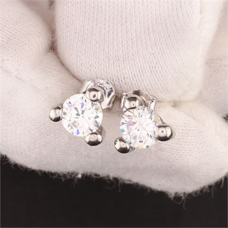 Ohrstecker Zirkonia, Silber 925 - ID: 4691-JWG